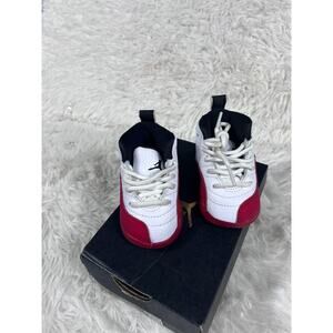 Jordan 12 Retro Shoes Toddler Size 3C Varsity Red 850000-116 Baby Sneakers